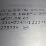 Core2 QUAD Q8200 SLB5M MALAY 2.33GHZ