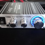 Lepy LP-2024A+（ブラック） デジタルアンプ＋ACアダプタ12V5A LP-2020A 後続機